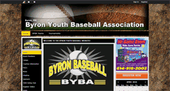 Desktop Screenshot of byronyouthbaseball.com